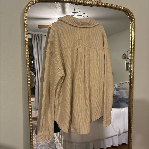 Thread & Supply Beige Ribbed Jacket - Picture 5 of 5